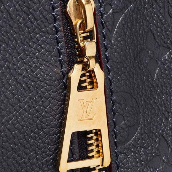 Louis Vuitton Marine/Rouge Monogram Empreinte Leather Melie Bag - Picture 7 of 12